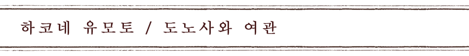 하코네 유모토 / 도노사와 여관